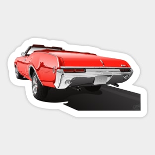 1968 Cutlass Convertible Sticker